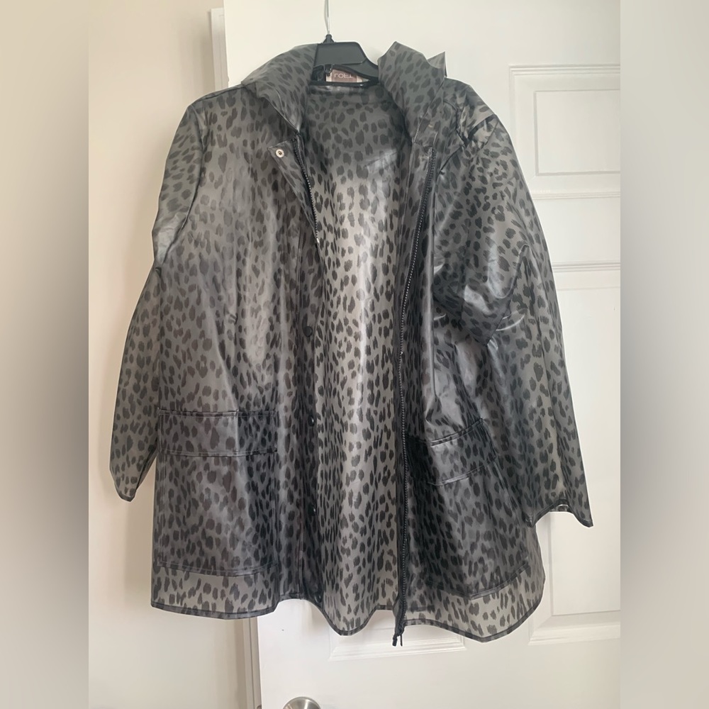 LOFT leopard Raincoat